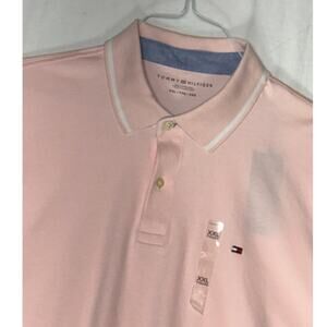 Tommy Hilfiger‎ Men's Polo Shirt Short Sleeve XXL Pink New With Tags